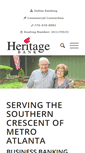 Mobile Screenshot of heritagebank.com