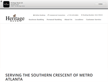 Tablet Screenshot of heritagebank.com
